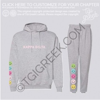 Kappa Delta – Smiley Sweat Set