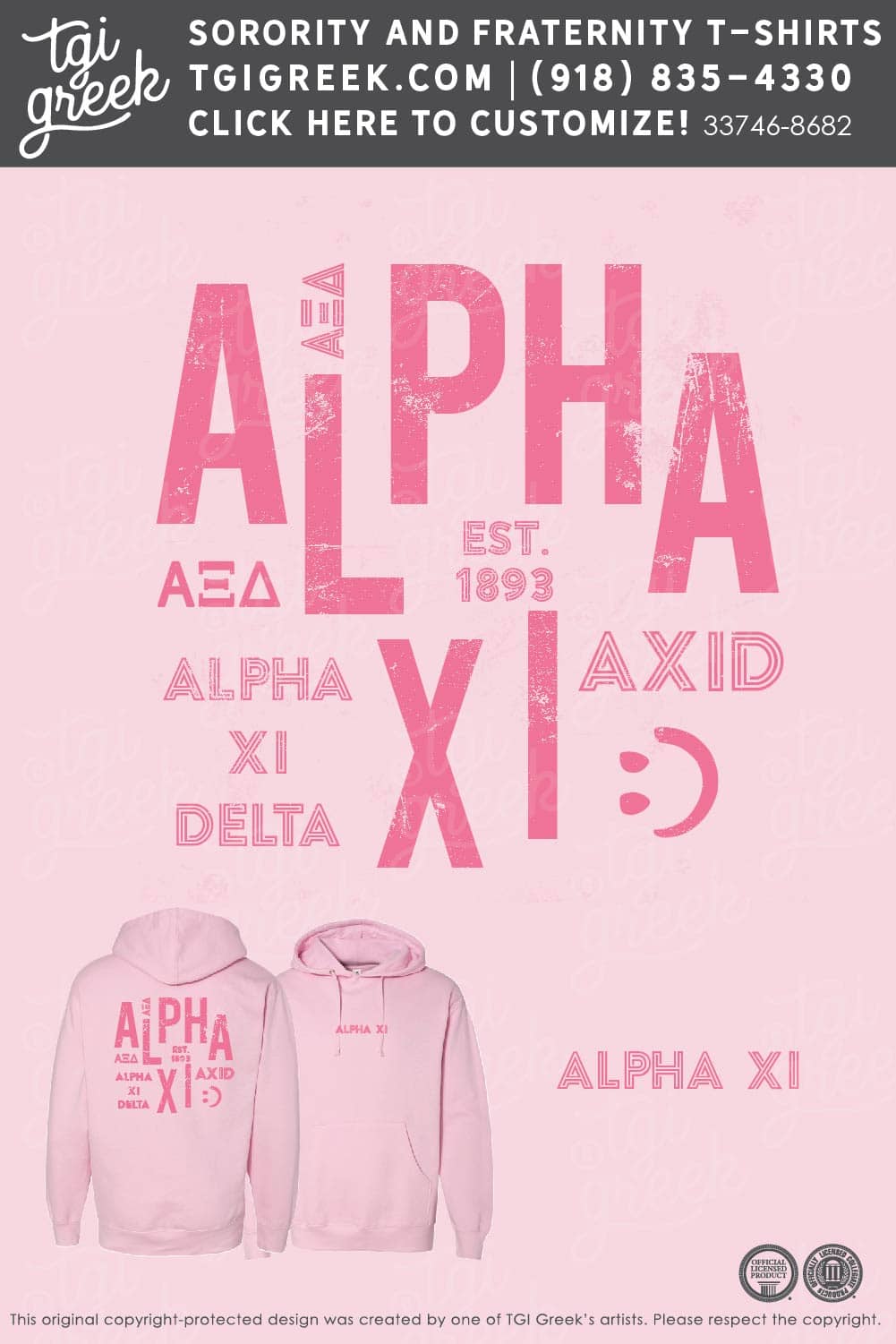 Alpha Xi Delta – ECAU Hoodie