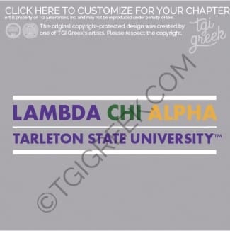Lambda Chi Alpha – TSU Fall PR Shirt