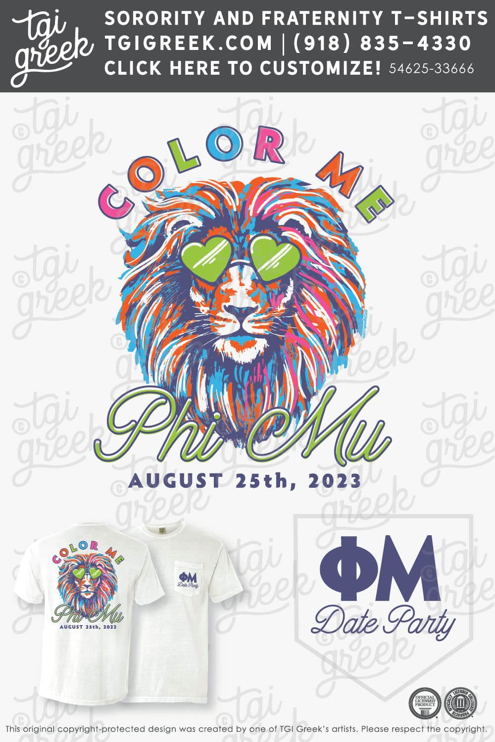 Phi Mu – TROY Date Party