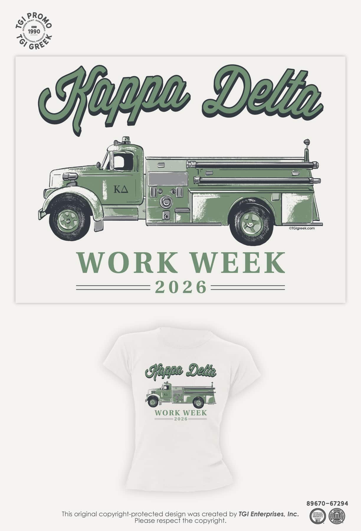 Kappa Delta – TGI Greek Fire Truck