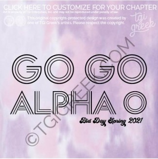 Alpha Omicron Pi – Bid Day