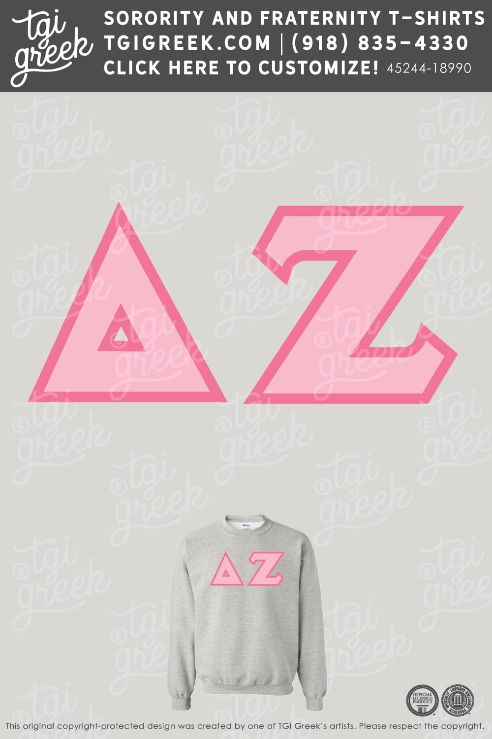 Delta Zeta – UIA Crewneck