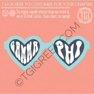 Gamma Phi Beta –  Summer PR Hearts