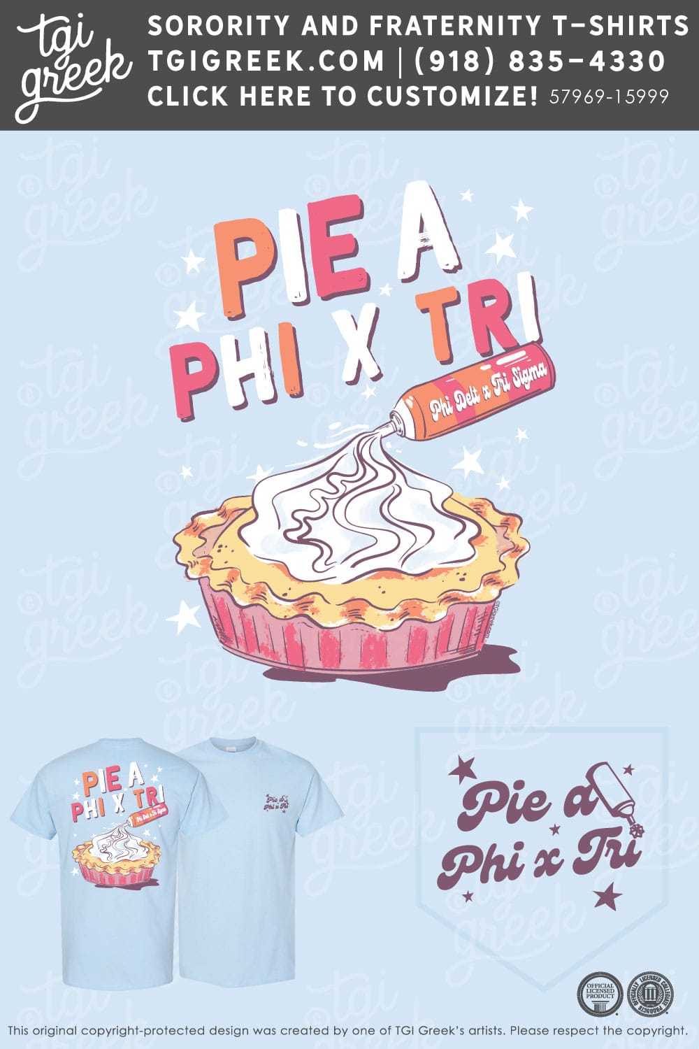 Sigma Sigma Sigma – WID Pie A Phi X Triangle