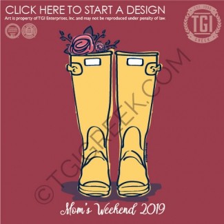 TGI-Chi Omega Mom's Weekend Boots