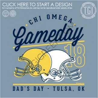 Chi Omega-TU Dad's Day Tee