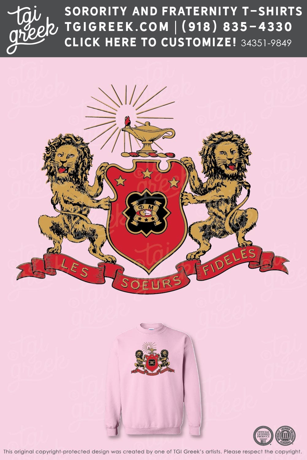 Phi Mu – LAND Sweatshirts