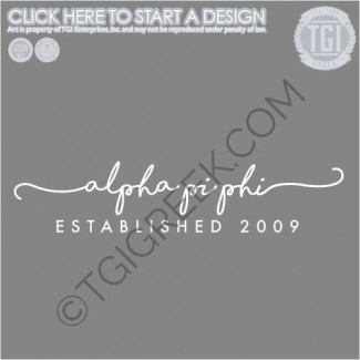Alpha Pi Phi-GU recruitment