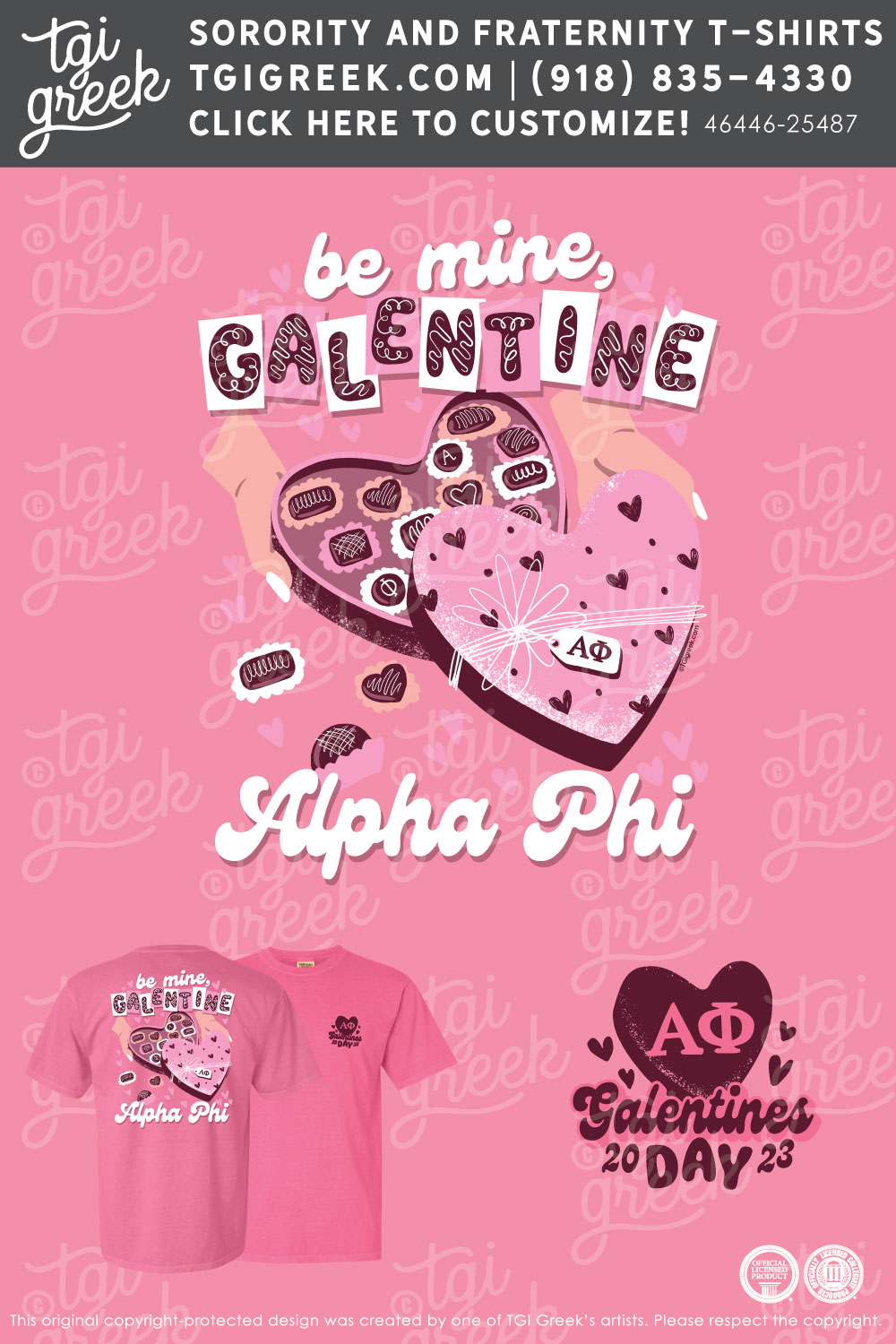 TGI – Alpha Phi Valentines Chocolates