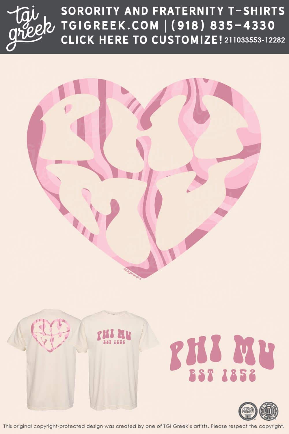 Phi Mu – Live Sale Nov Heart