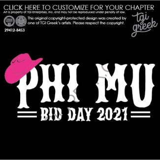 Phi Mu – Bid Day Shirt