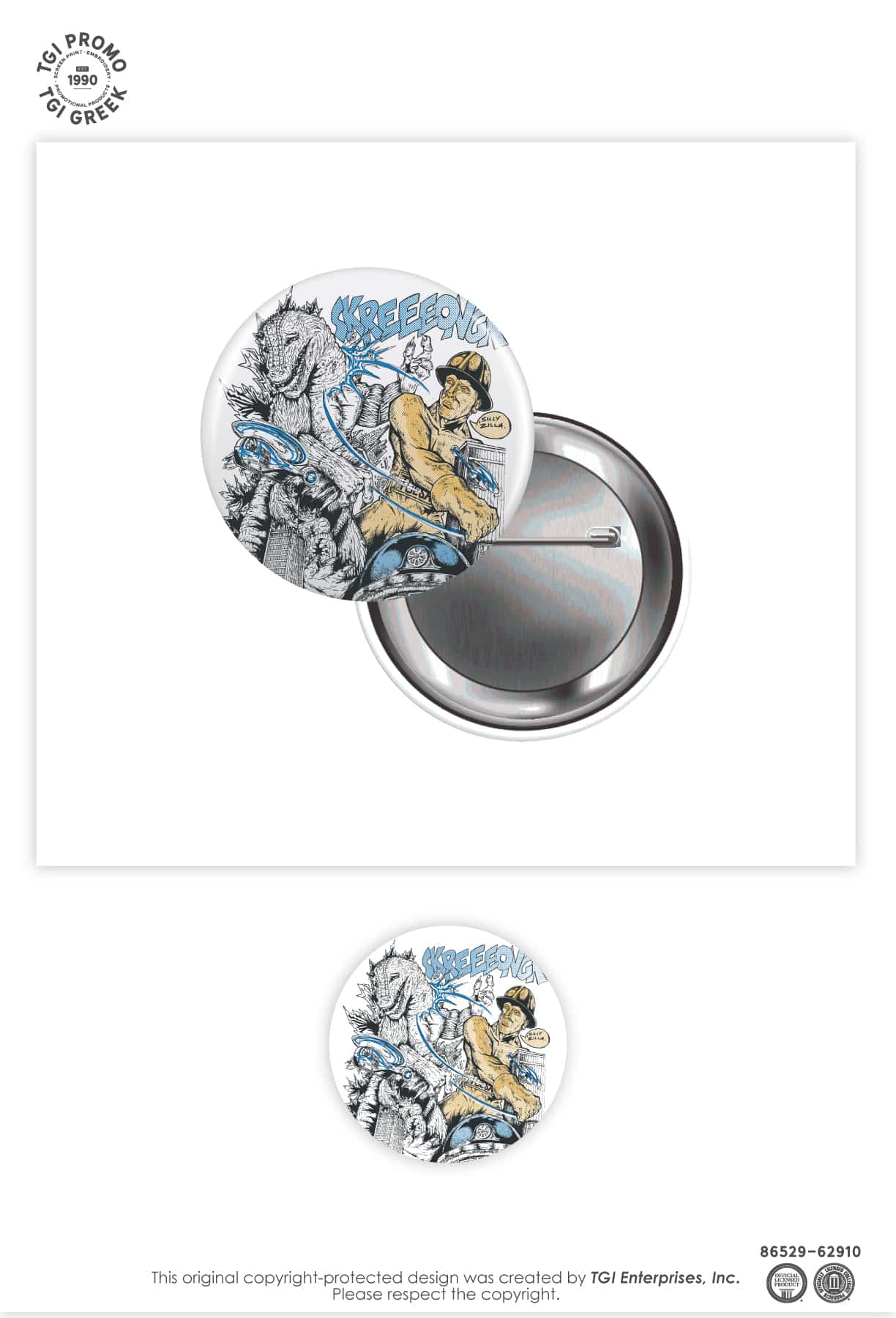 TGI Promo – Driller Vs Lizard Button