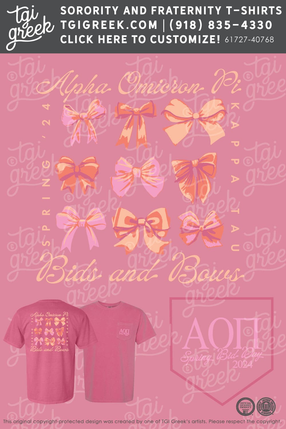 Alpha Omicron Pi – SLU Bid Day