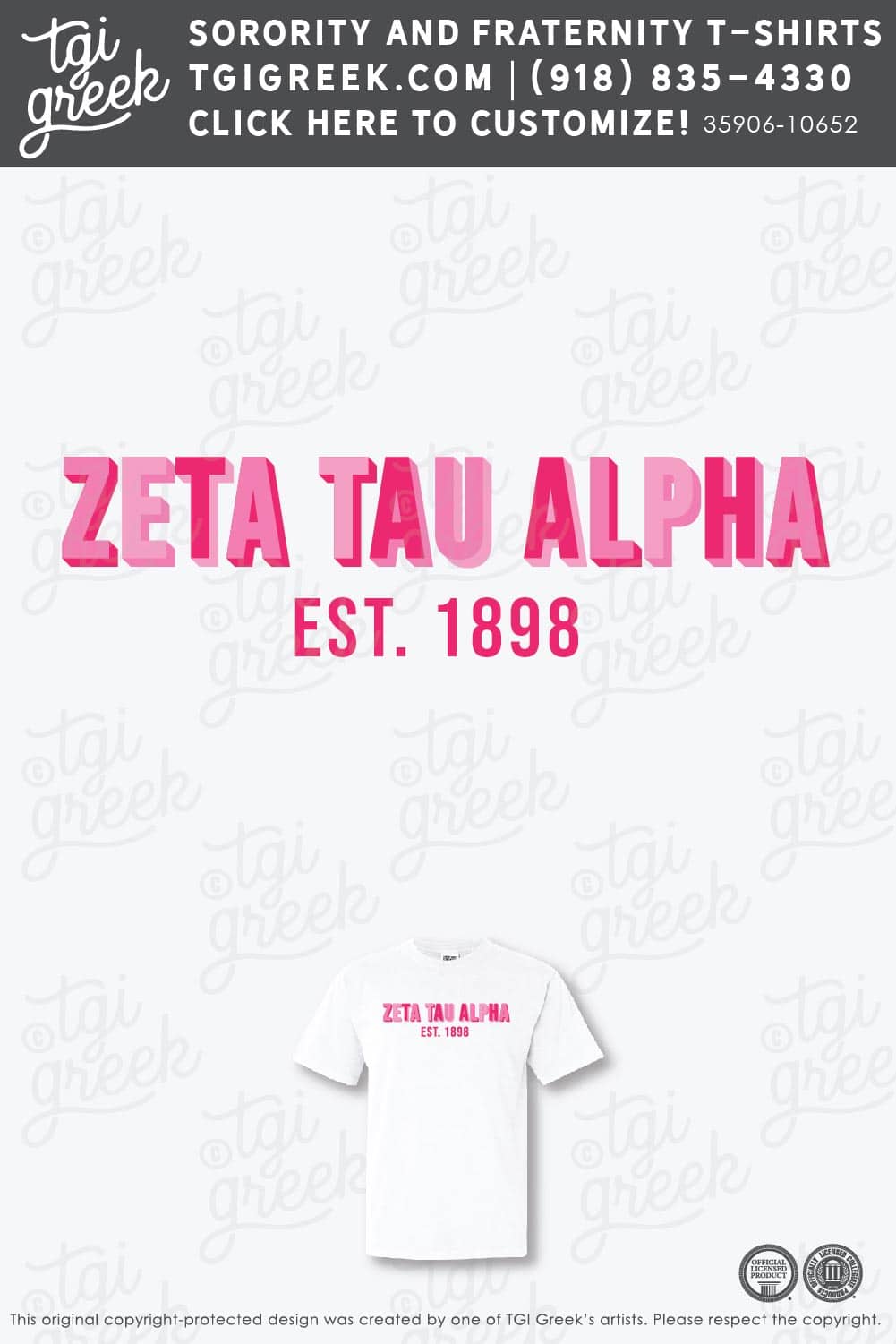 Zeta Tau Alpha – ECAU Spring Bid Day