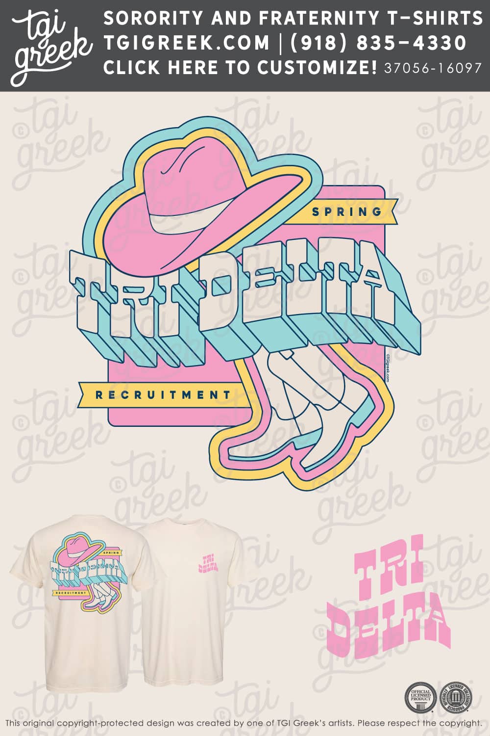 Delta Delta Delta – Fun Type Cowgirl
