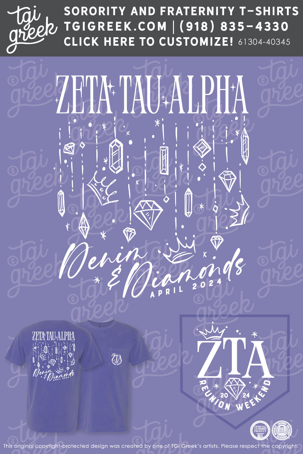 Zeta Tau Alpha – SFASU Denim And Diamonds