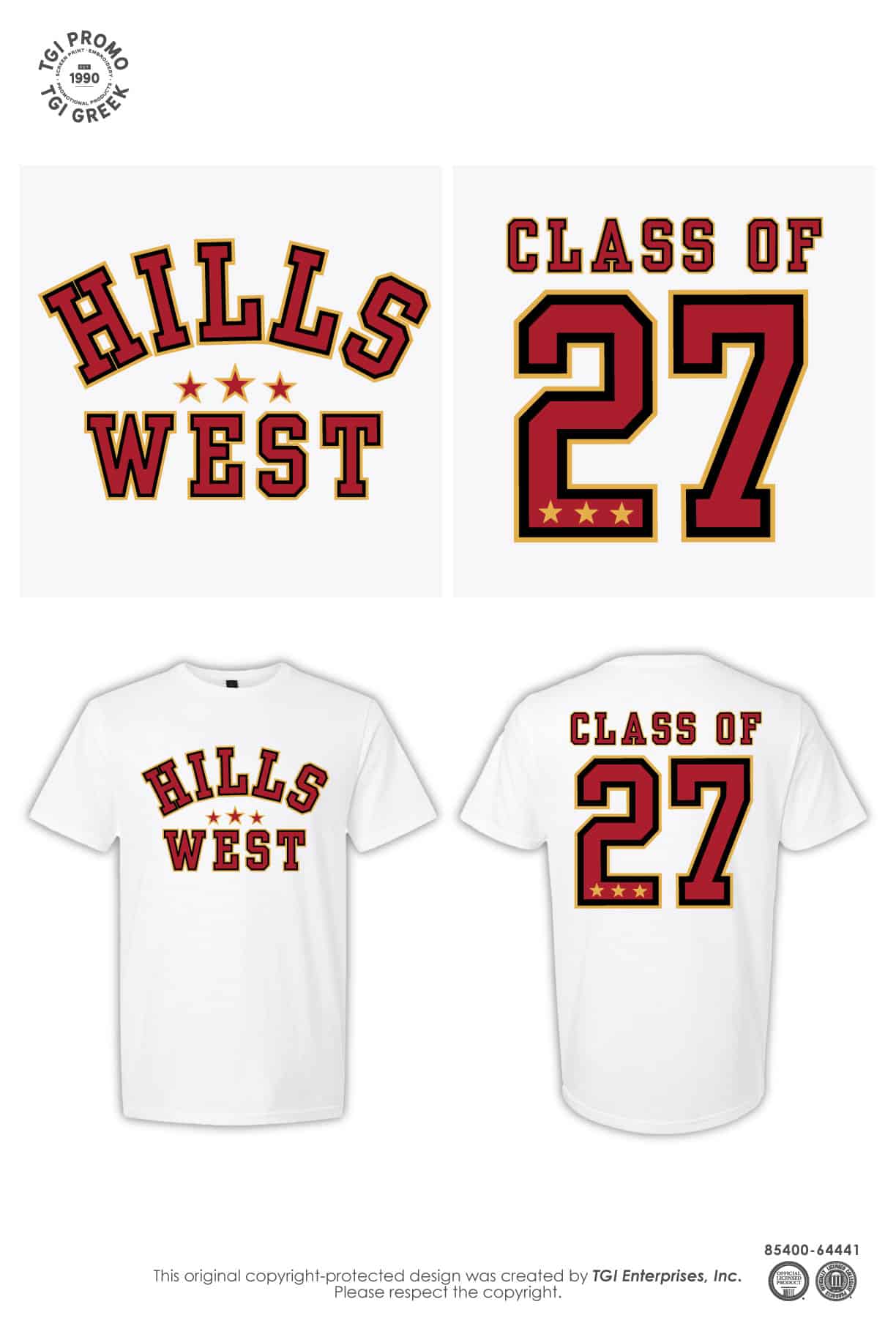 Half Hallow Hills HS West – JR Class 27 Shirt