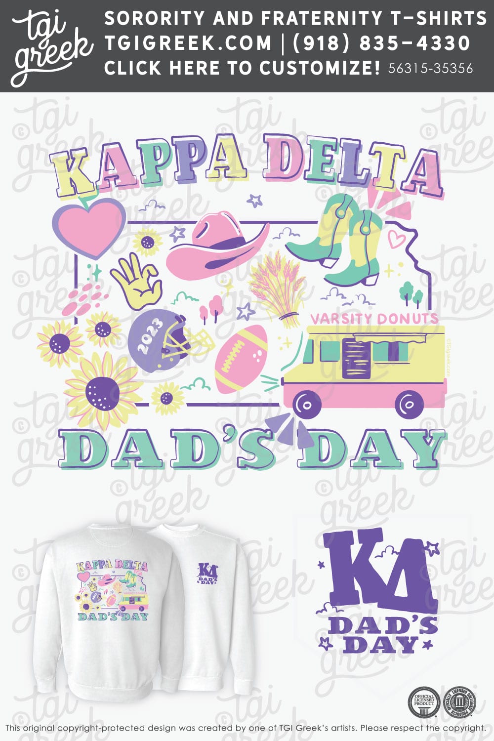 Kappa Delta – KSU Dads Sweatshirt