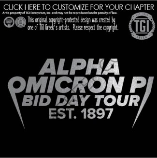 Alpha Omicron Pi – Bid Day