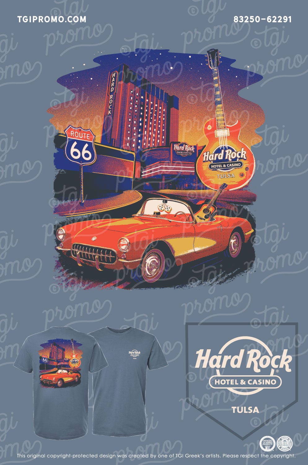 Cherokee Nation Entertainment – Route 66 Themed Tee