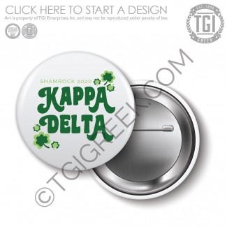Kappa Delta – ETSU Shamrock Button