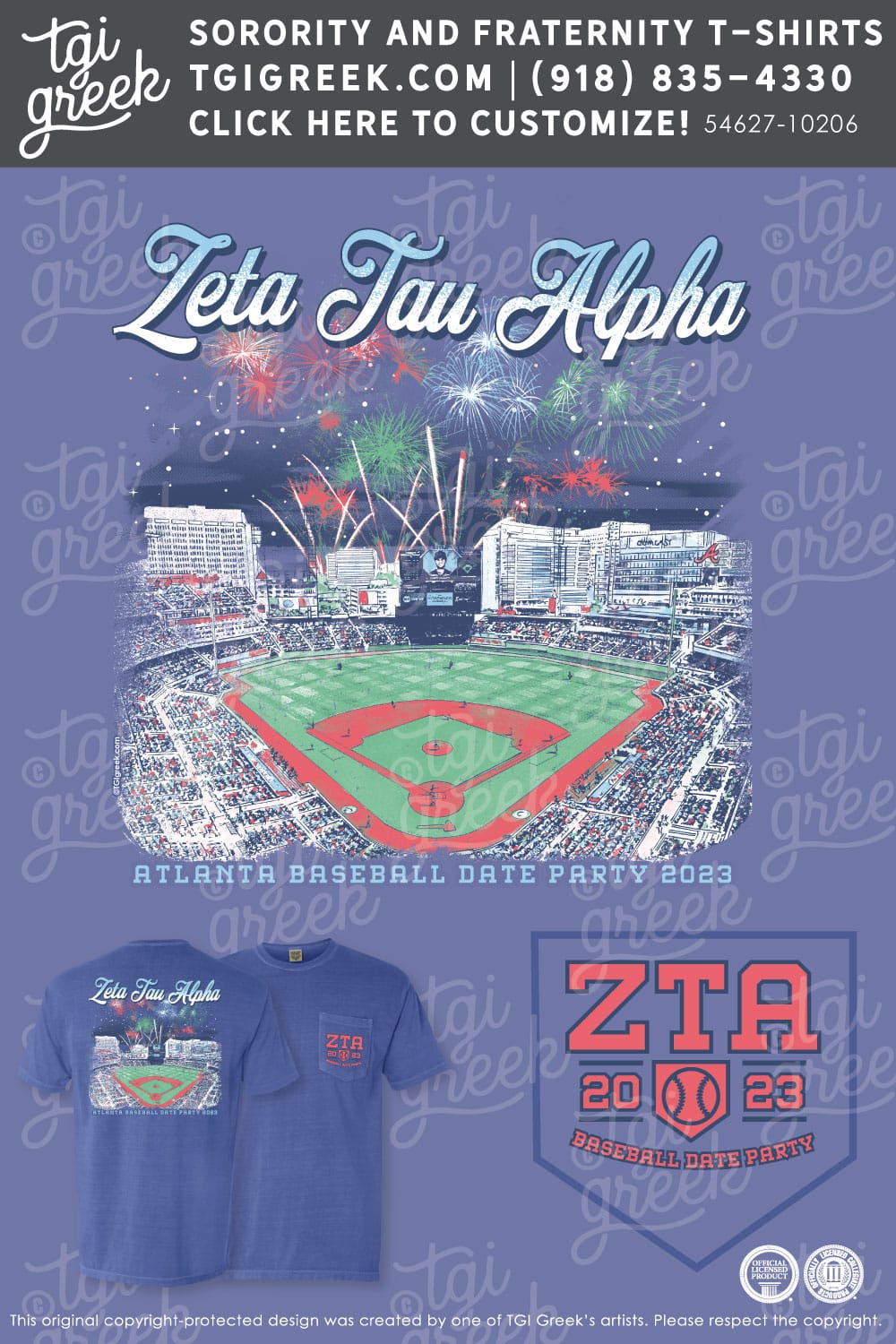 Zeta Tau Alpha – KENN Braves Date Party