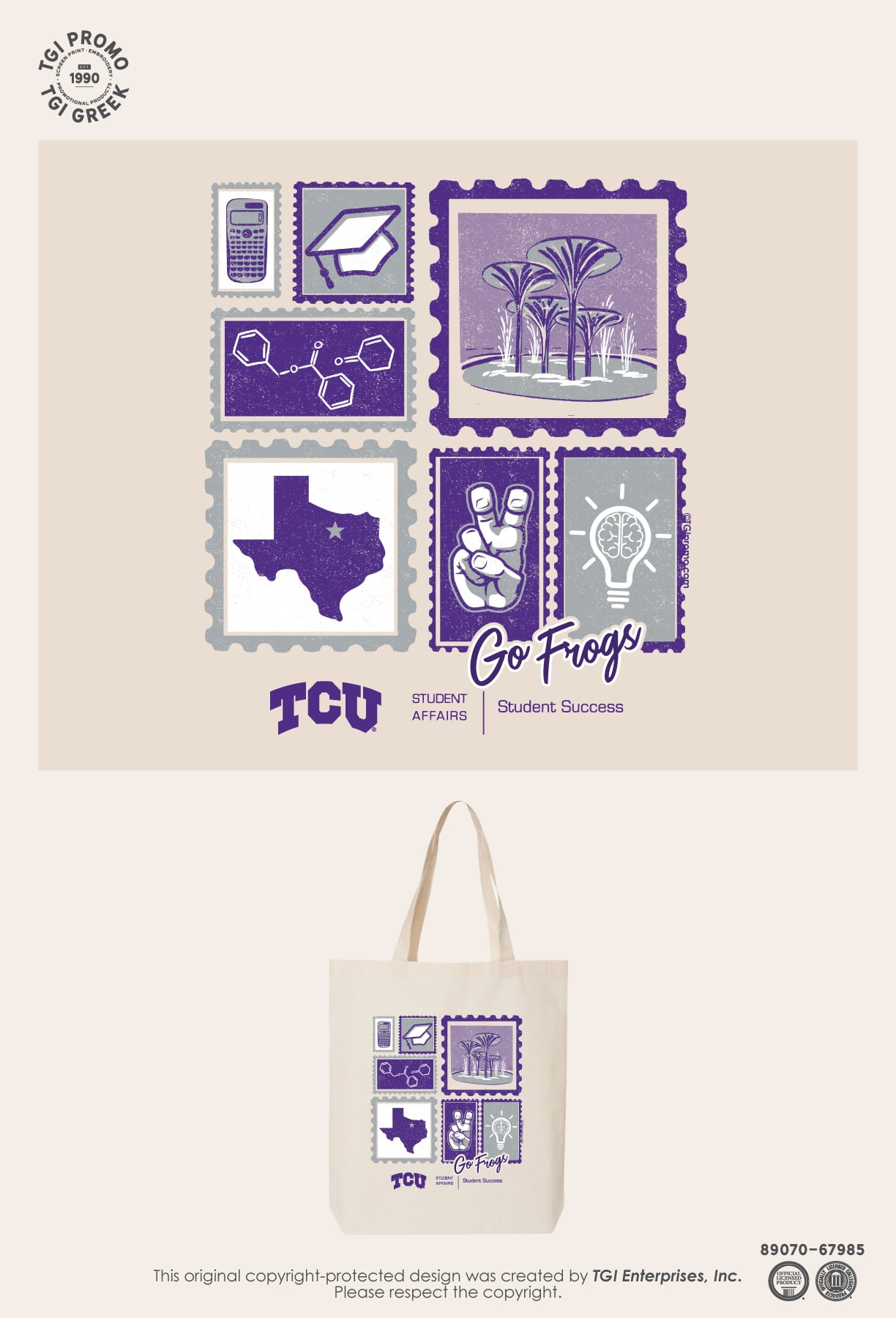 Texas Christian University – Student Success Totes