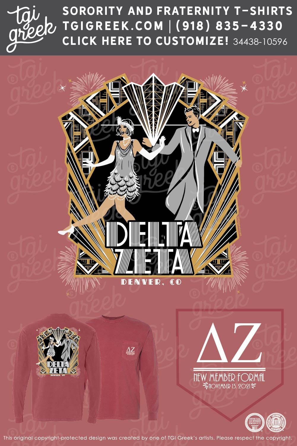Delta Zeta – DEN New Member Formal