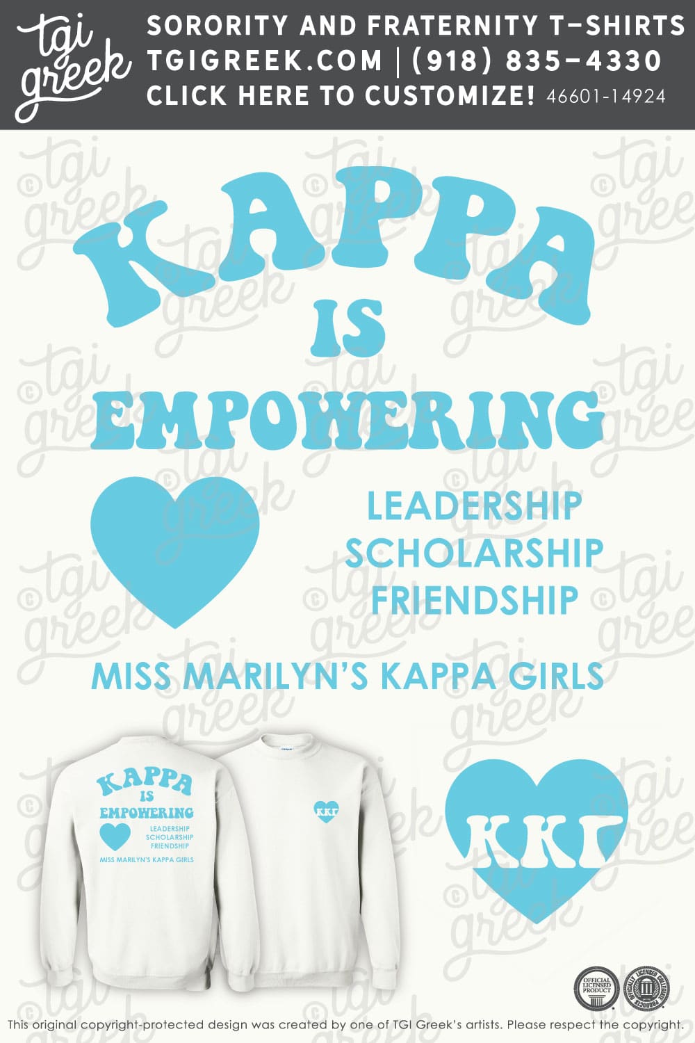 Kappa Kappa Gamma – COSU Sweatshirt