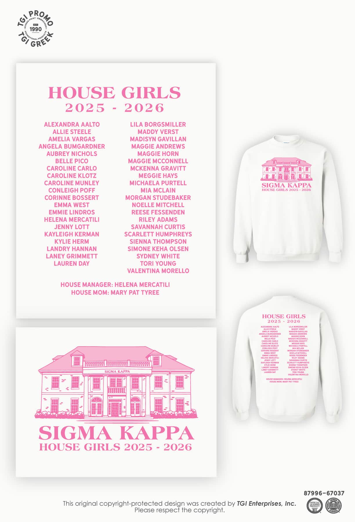 Sigma Kappa – TENNKN House Sweatshirt