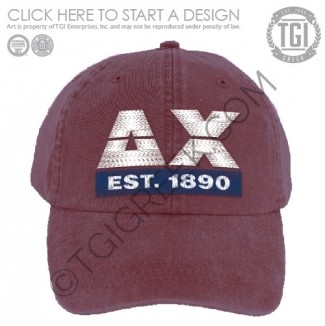 TGI-Delta Chi Hat Design
